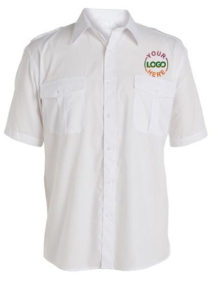 Half Sleeve White Uniform Shirt